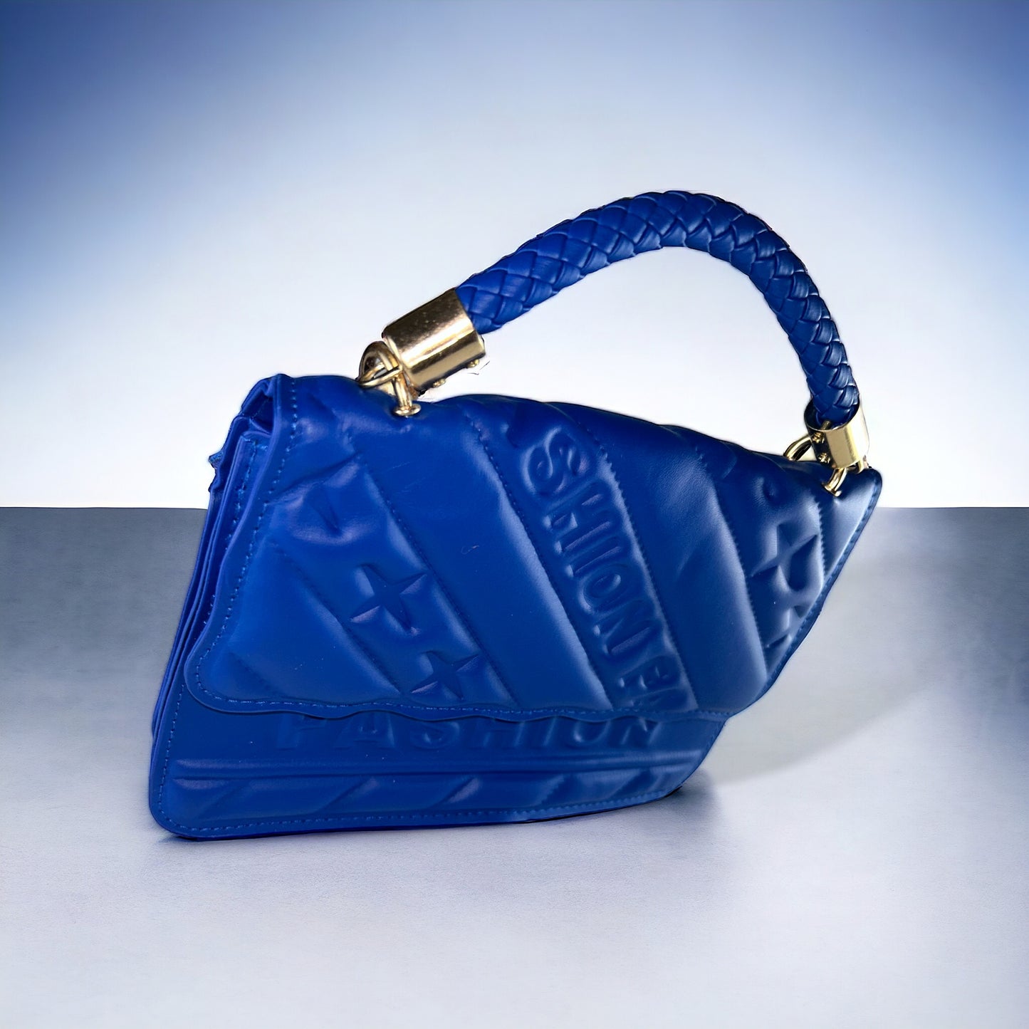 Kashpire | Tribeca Mini Quilted Handbag in Blue | L21