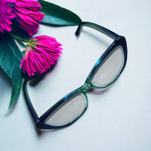 Kashpire | Kaydence Blue Light Blocking Glasses in Blue-Green | M22