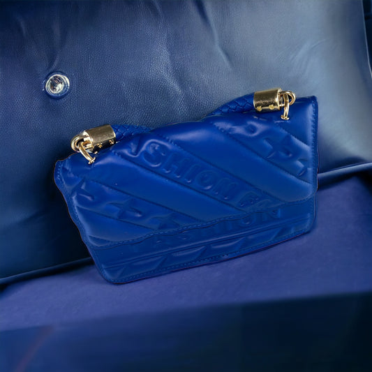 Kashpire | Tribeca Mini Quilted Handbag in Blue | L21