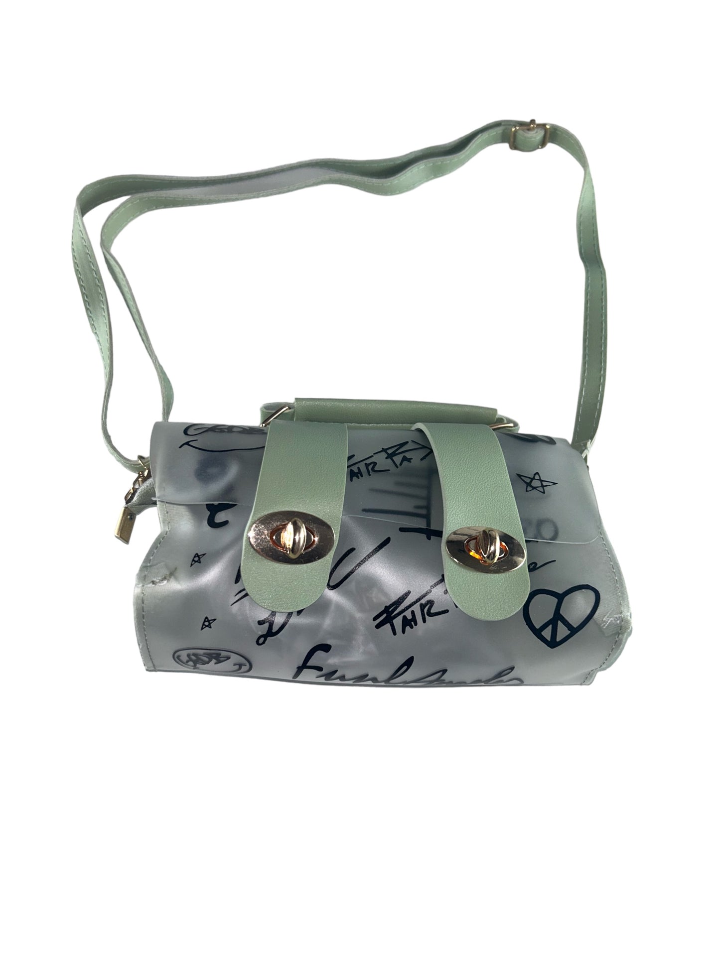 Kashpire | Jelly Crossbody Urban Bag in Green | L13