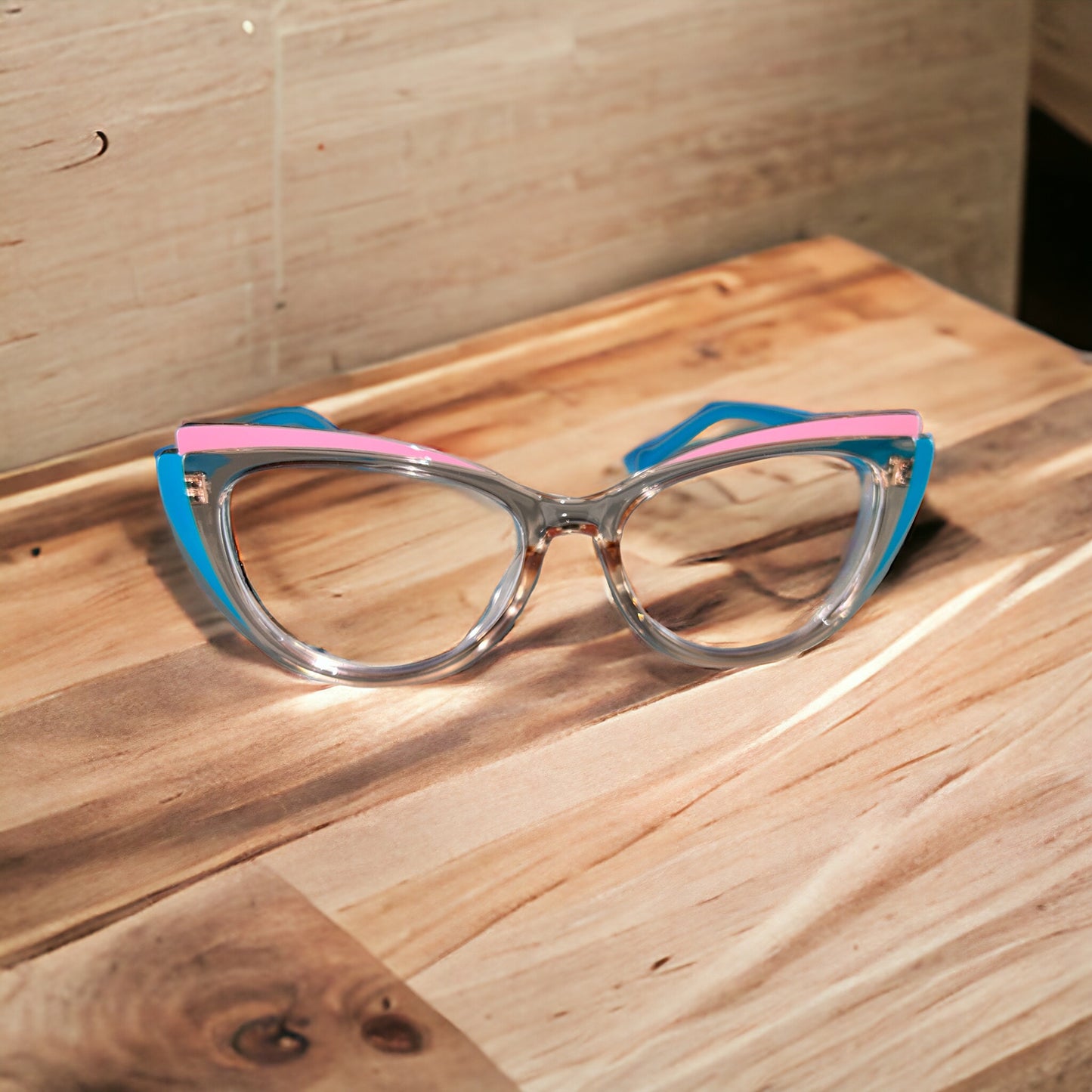 Kashpire | Serenity Blue Light Blocking Glasses in Pink-Blue | M9